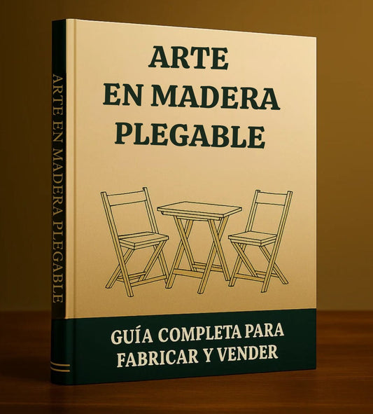 Arte en Madera Plegable +7 BONOS🎁 + CERTIFICADO
